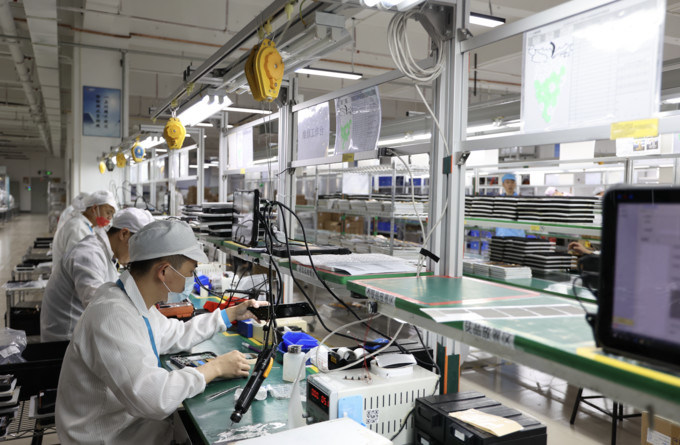 Shenzhen Emdoor Information Co., Ltd línea de producción del fabricante